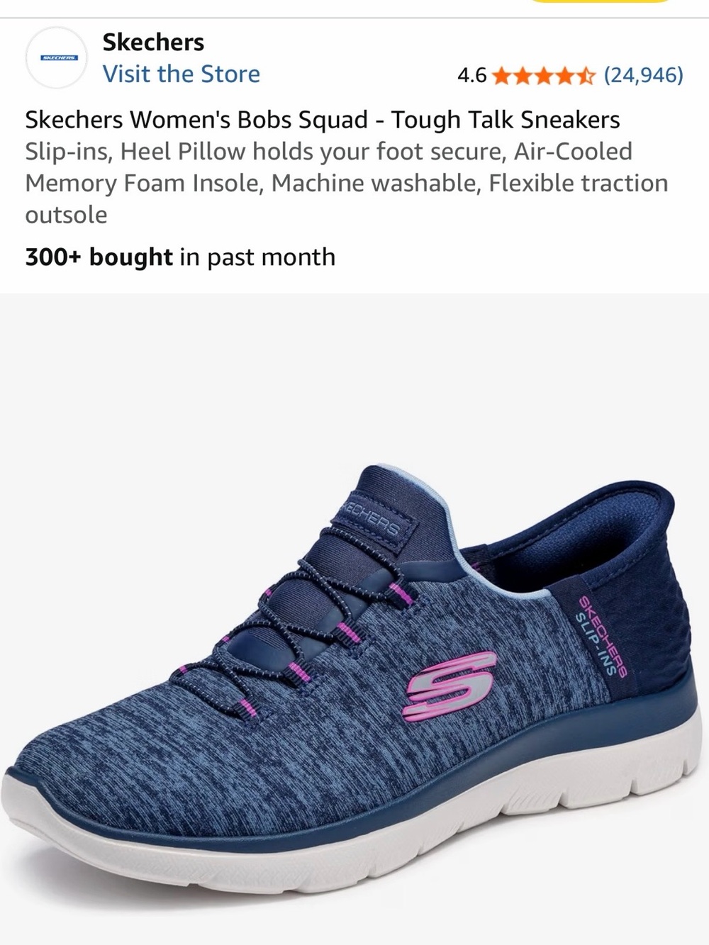 Skechers Hands Free Slip Ins Sneakers NIB